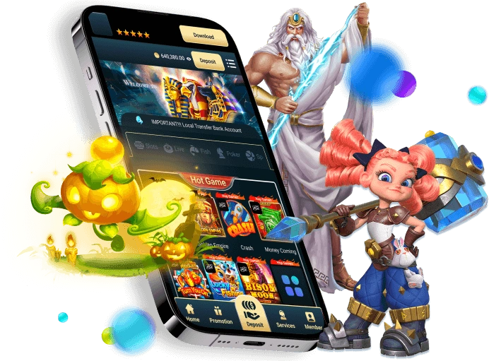 Hình ảnh đa dạng các trò chơi: thể thao, casino, bắn cá, nổ hũ